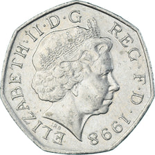 Coin, Great Britain, 50 Pence, 1998