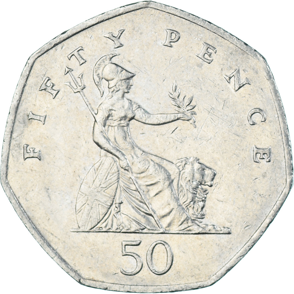 Coin, Great Britain, 50 Pence, 1998