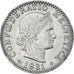 Monnaie, Suisse, 20 Rappen, 1931