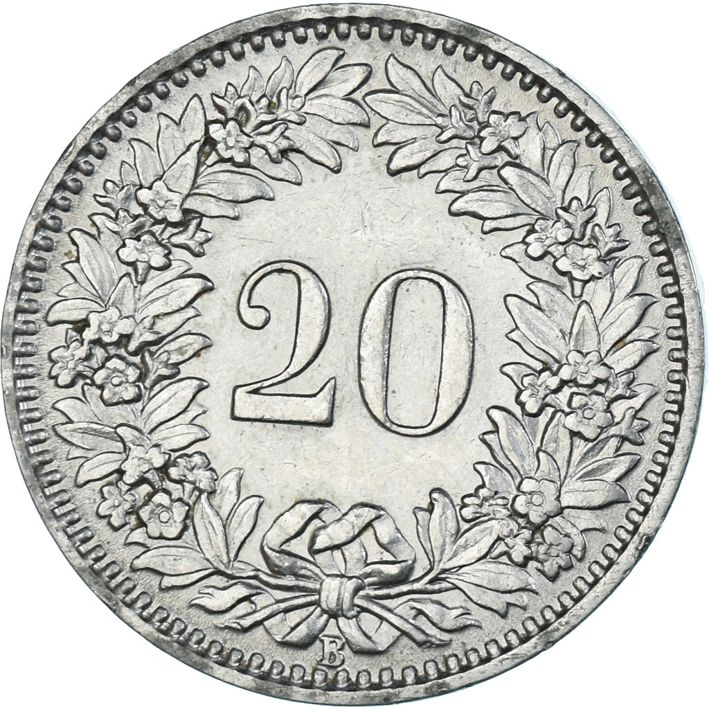 Monnaie, Suisse, 20 Rappen, 1931