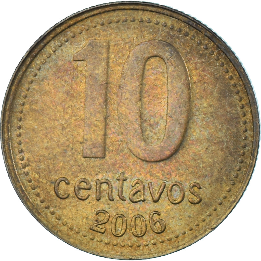 Moeda, Argentina, 10 Centavos, 2006
