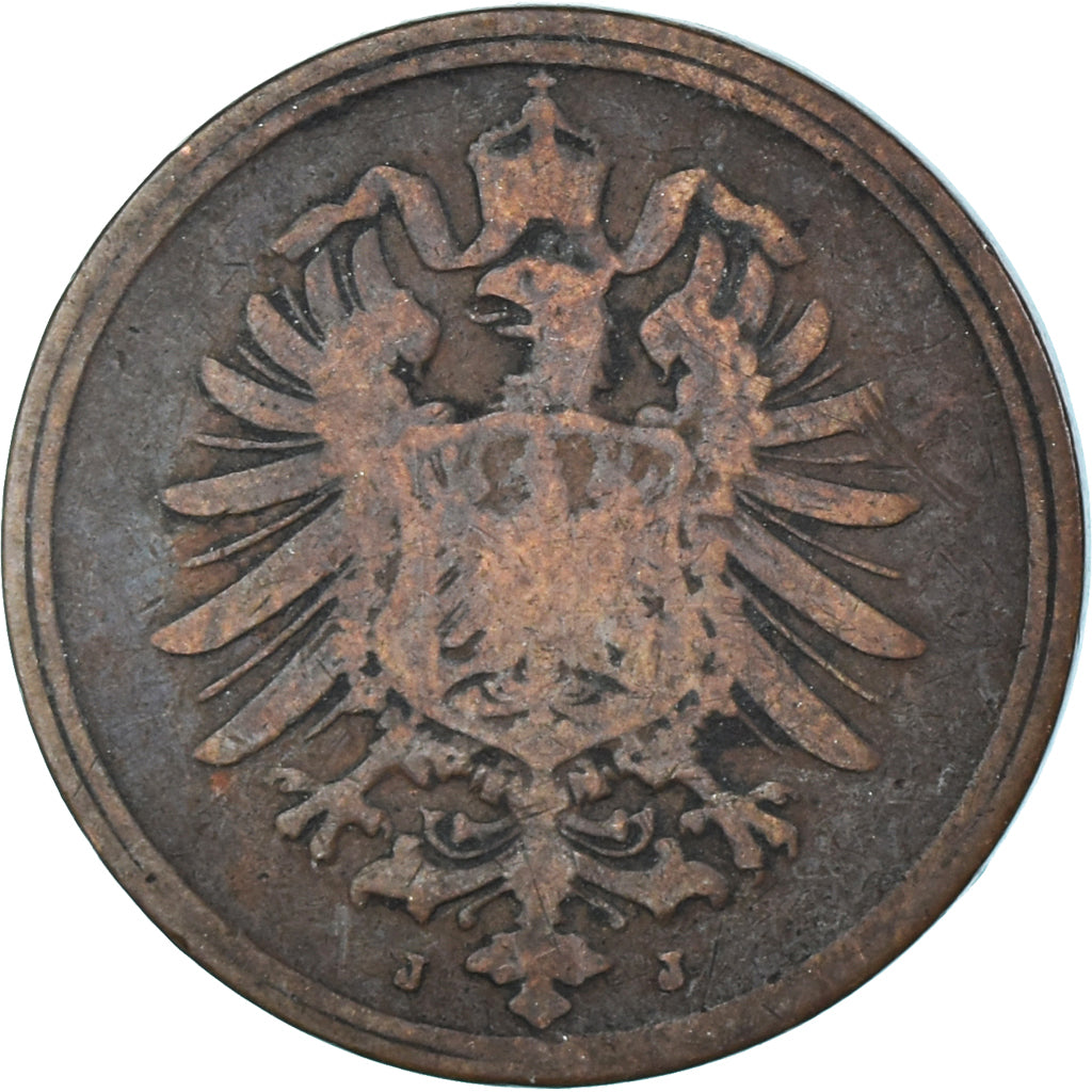 Moneta, Germania, 2 Pfennig, 1875