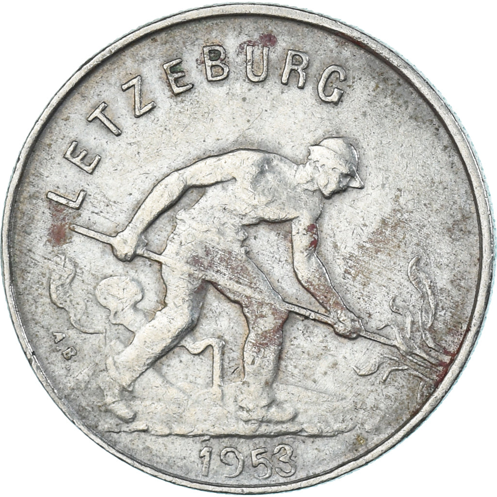 Coin, Luxembourg, Franc, 1953