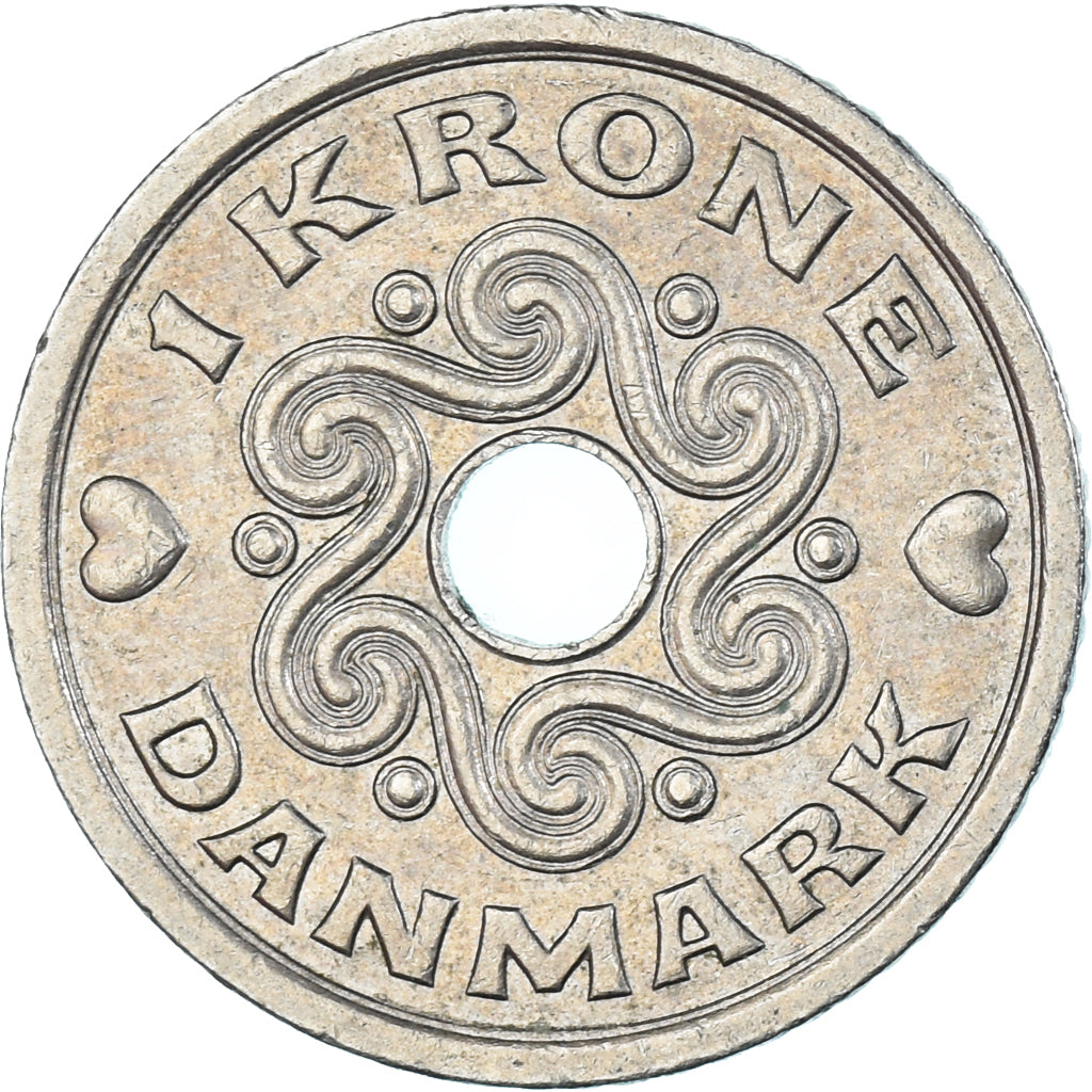 Münze, Dänemark, Krone, 1992