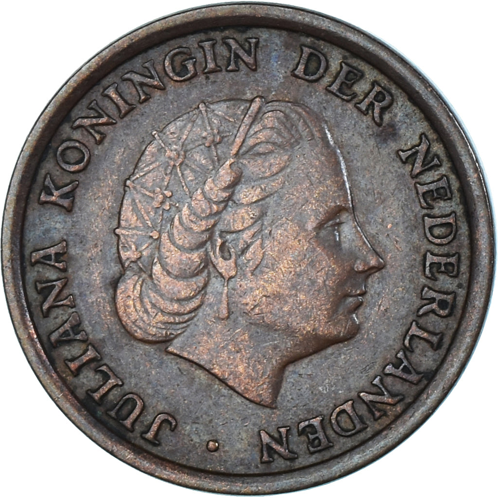Moeda, Países Baixos, Cent, 1955