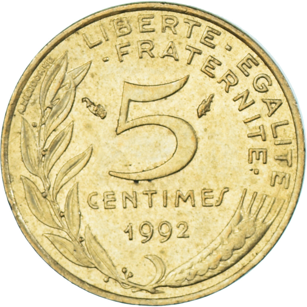Moneta, Francia, 5 Centimes, 1992
