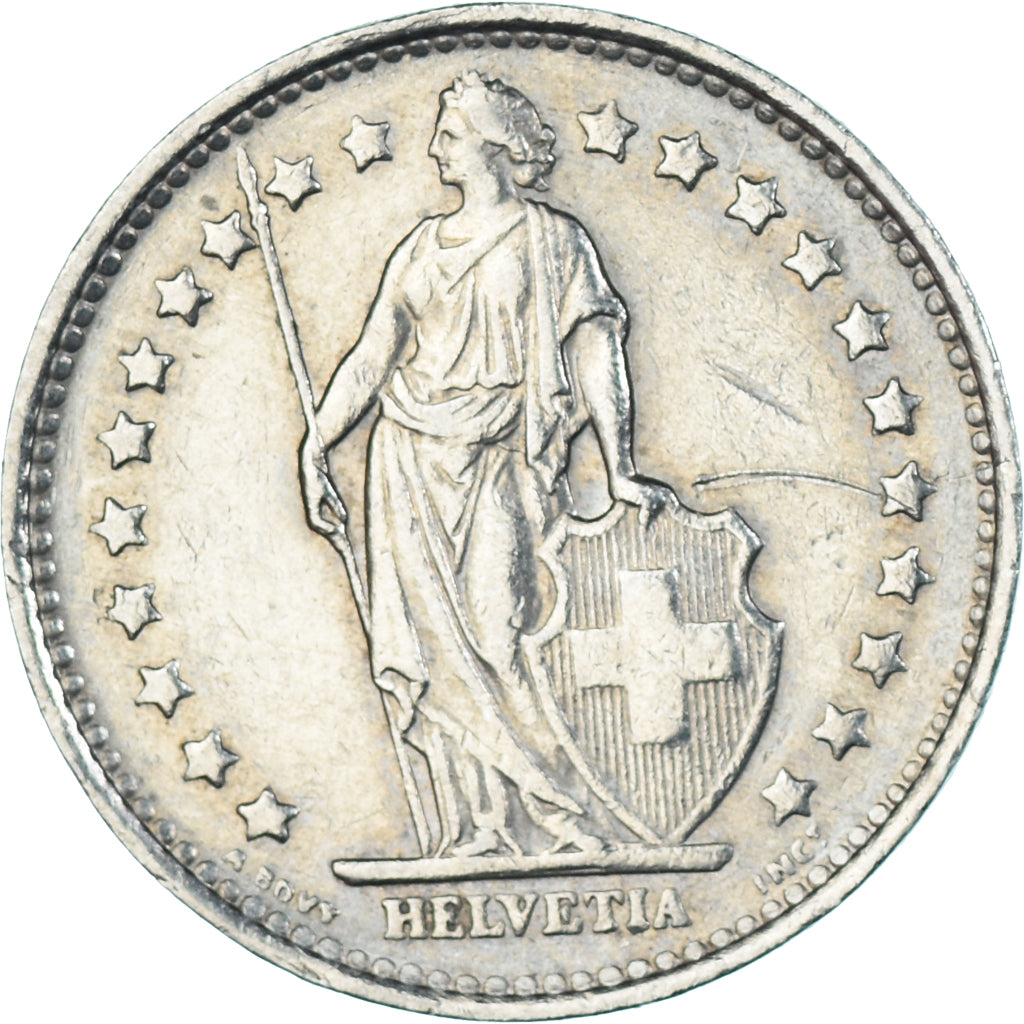 Moneda, Suiza, Franc, 1970