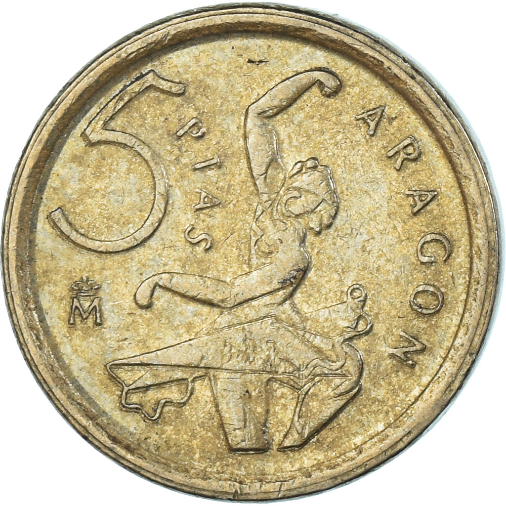 Moeda, Espanha, 5 Pesetas, 1994