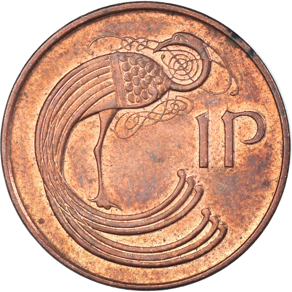 Moeda, Irlanda, Penny, 1990