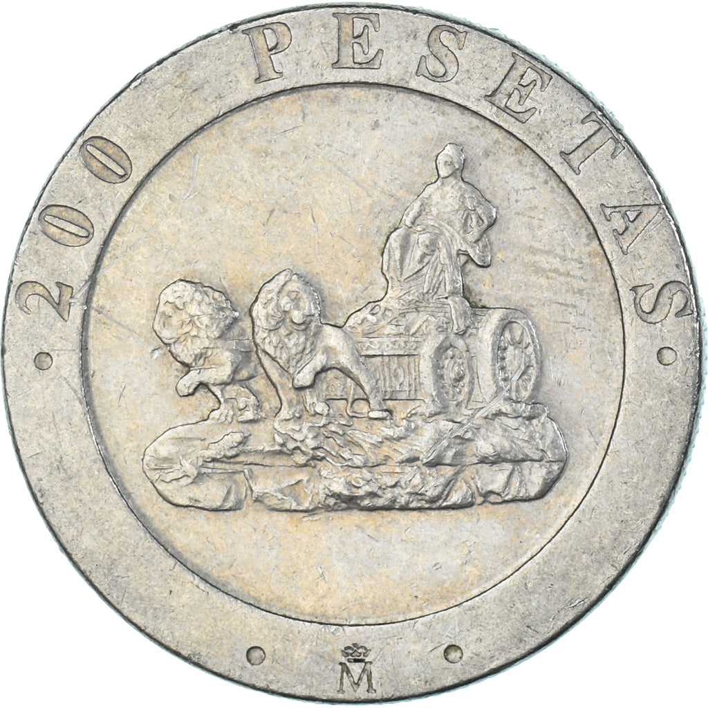 Coin, Spain, 200 Pesetas, 1990