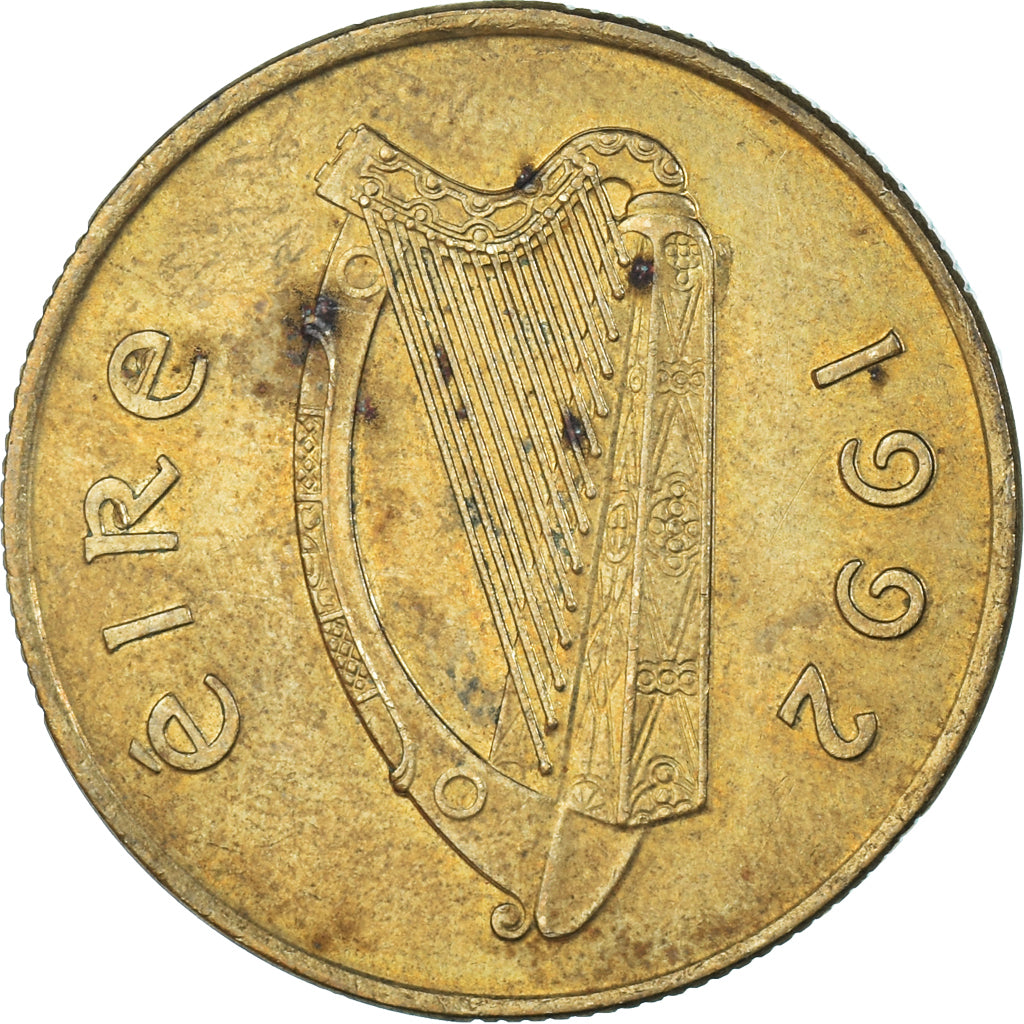 Moeda, Irlanda, 20 Pence, 1992