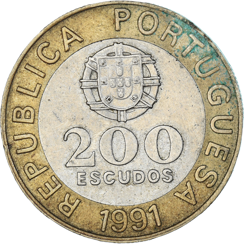 Moneda, Portugal, 200 Escudos, 1991