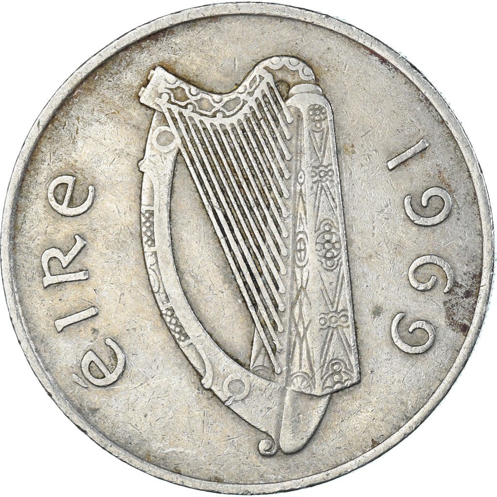 Moneta, Irlanda, 10 Pence, 1969