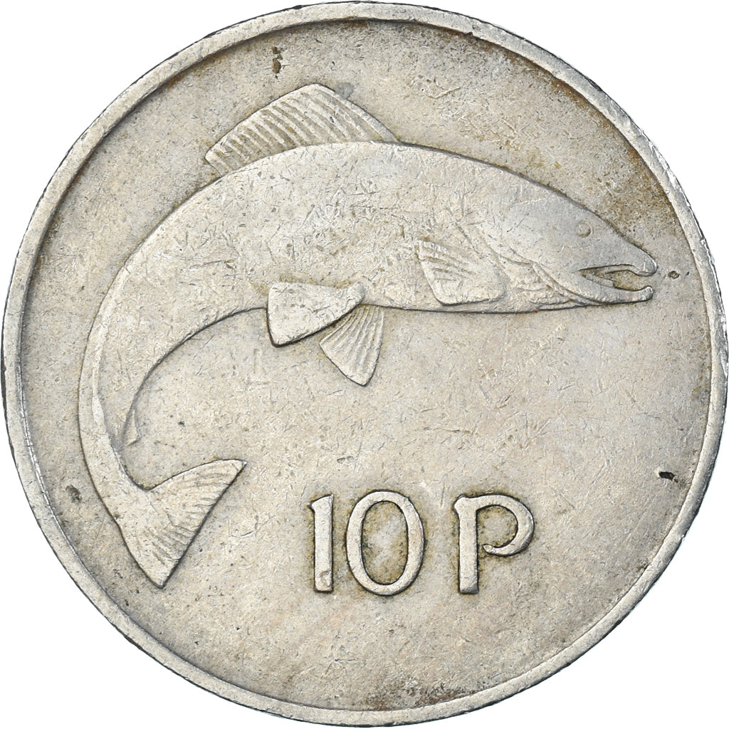 Moneta, Irlanda, 10 Pence, 1969