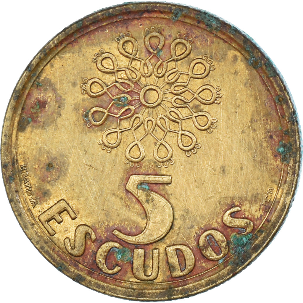 Coin, Portugal, 5 Escudos, 1998
