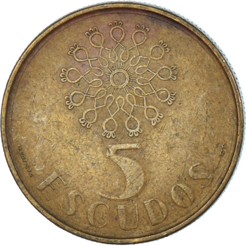 Coin, Portugal, 5 Escudos, 1987