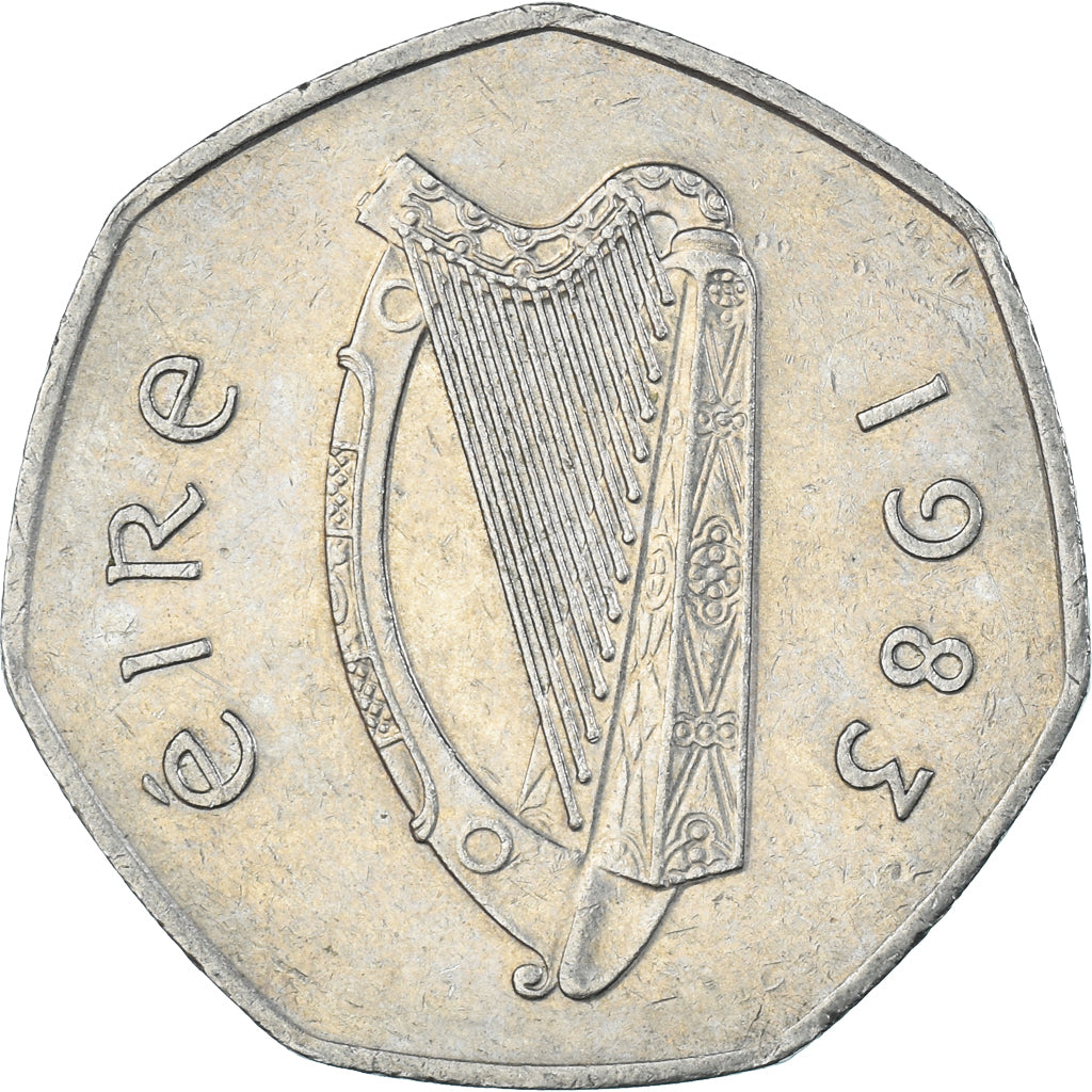 Coin, Ireland, 50 Pence, 1983