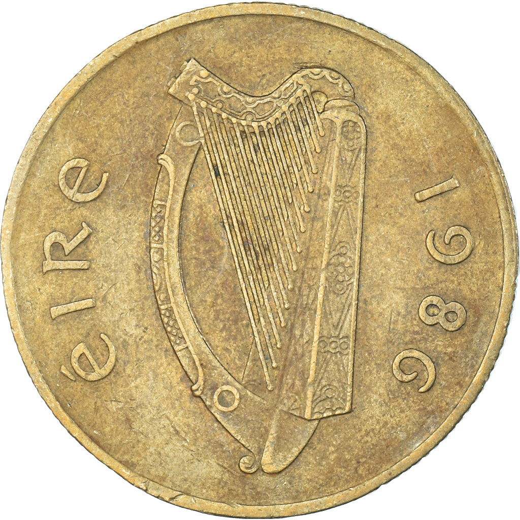 Monnaie, Irlande, 20 Pence, 1986