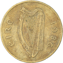 Monnaie, Irlande, 20 Pence, 1986