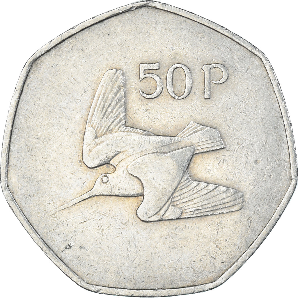 Monnaie, Irlande, 50 Pence, 1979