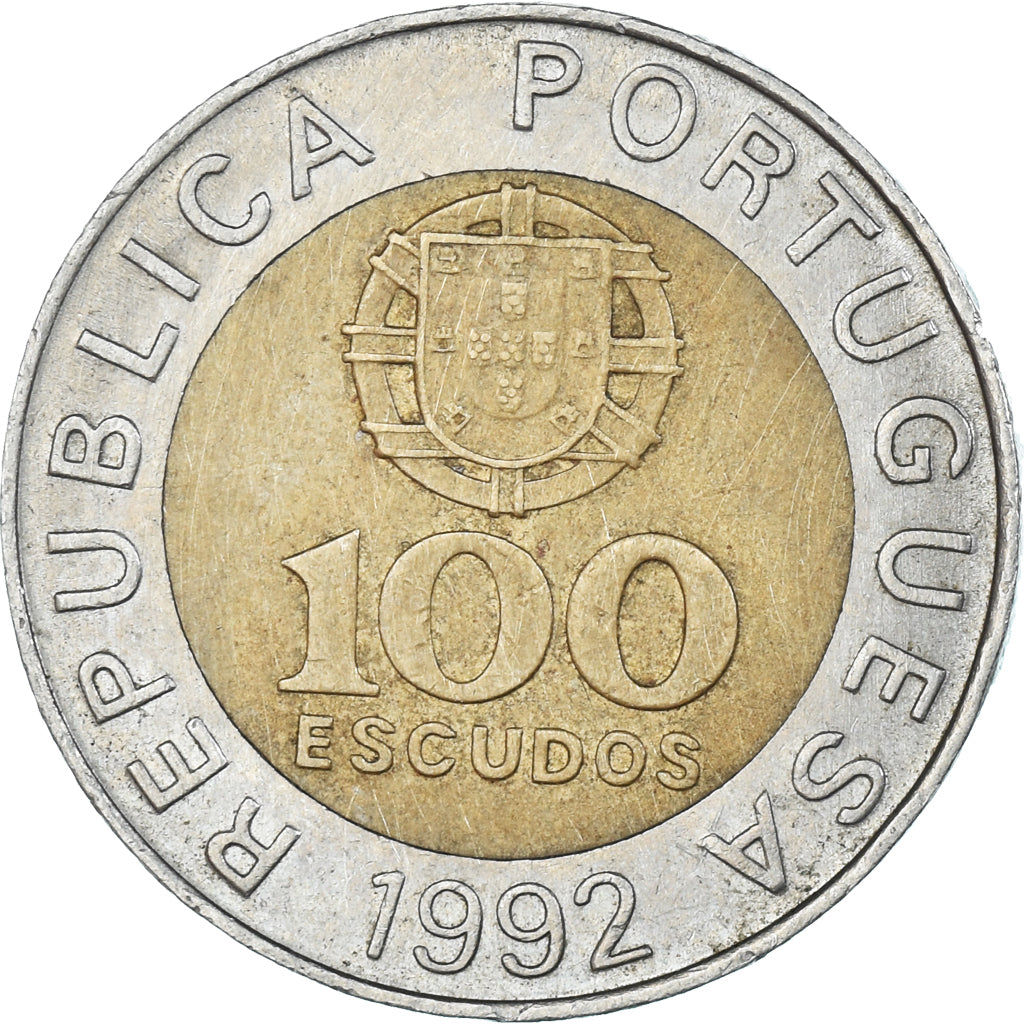 Moneta, Portogallo, 100 Escudos, 1992