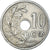 Moeda, Bélgica, 10 Centimes, 1905