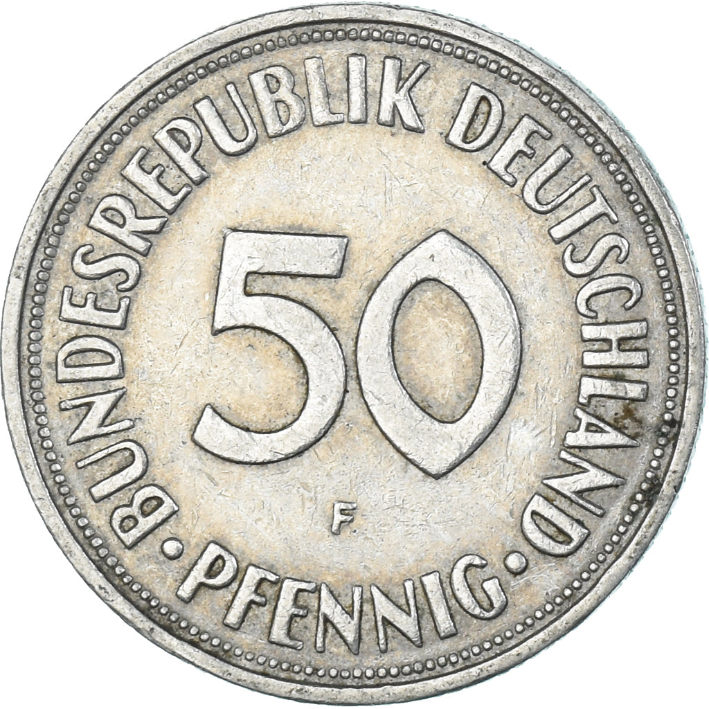 Coin, Germany, 50 Pfennig, 1966