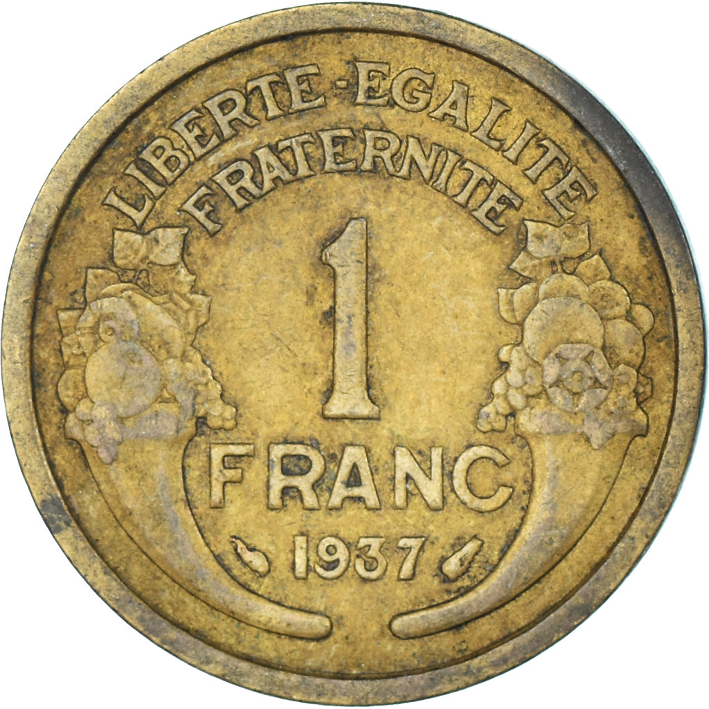 Coin, France, Franc, 1937