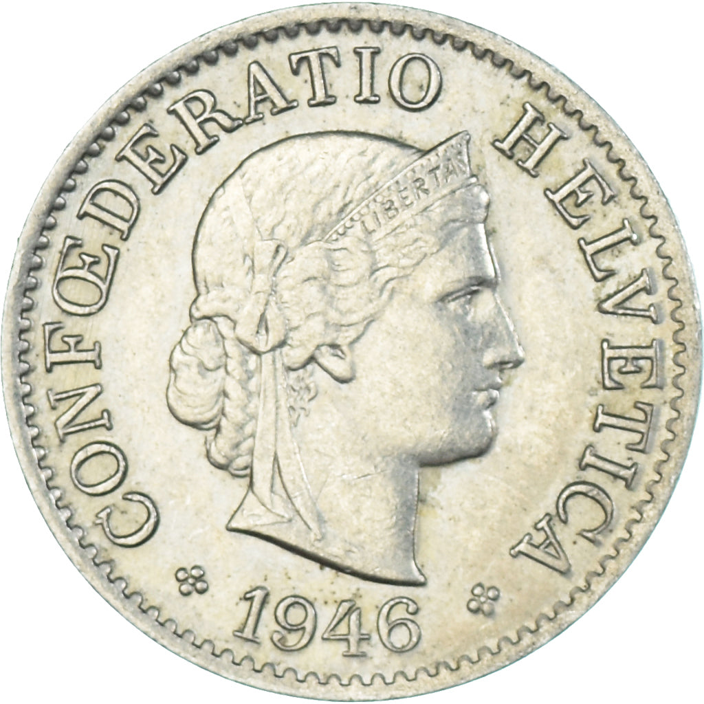 Moneda, Suiza, 5 Rappen, 1946