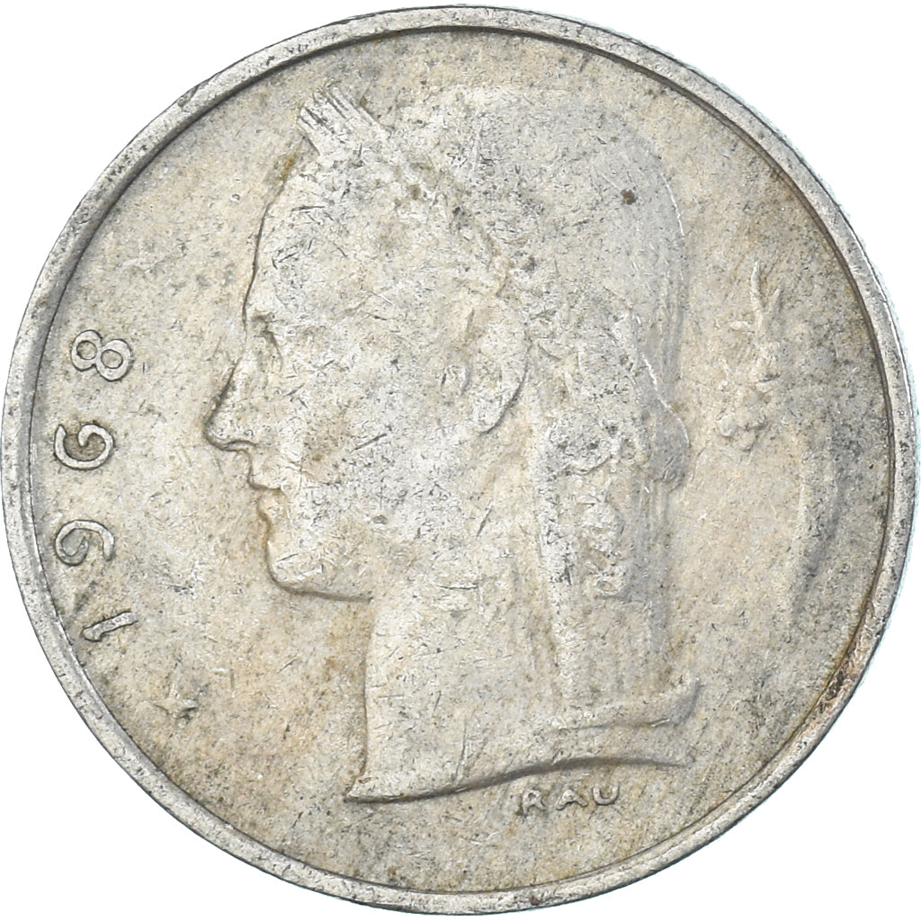 Münze, Belgien, Franc, 1968