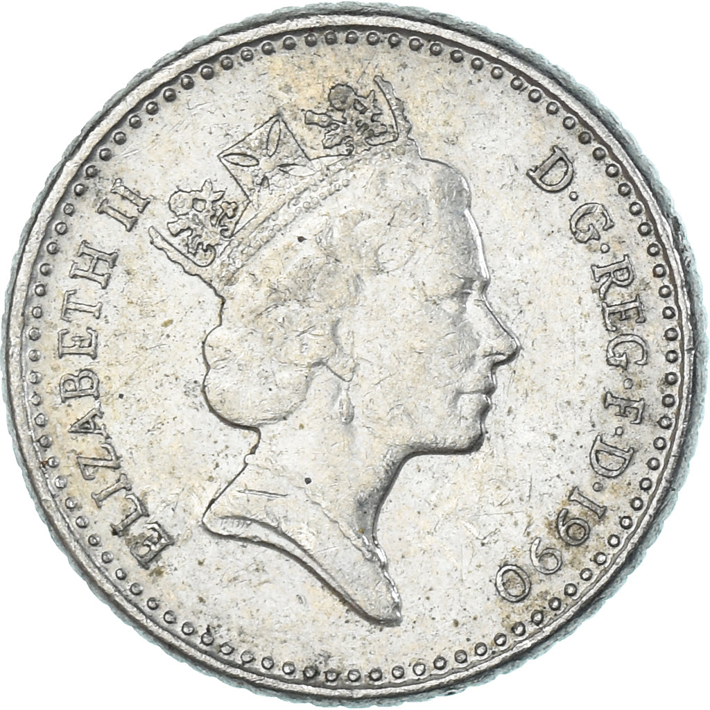 Moneta, Gran Bretagna, 5 Pence, 1990