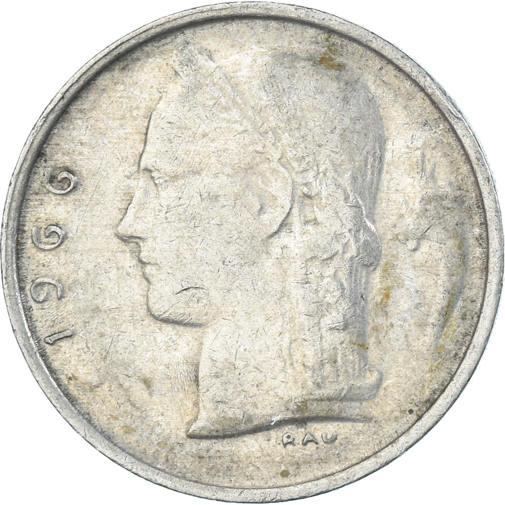Moneda, Bélgica, Franc, 1966
