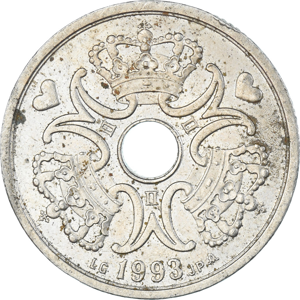 Coin, Denmark, 2 Kroner, 1993