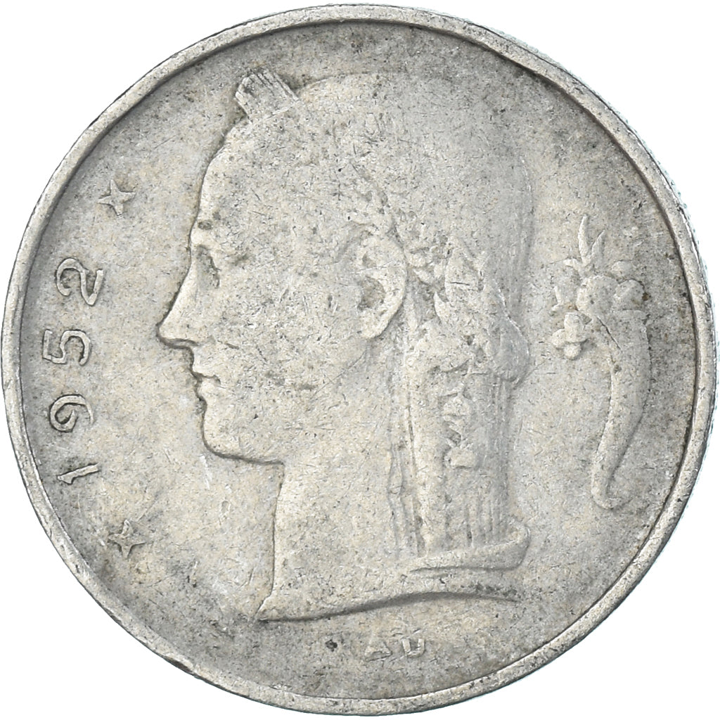 Munten, België, Franc, 1952
