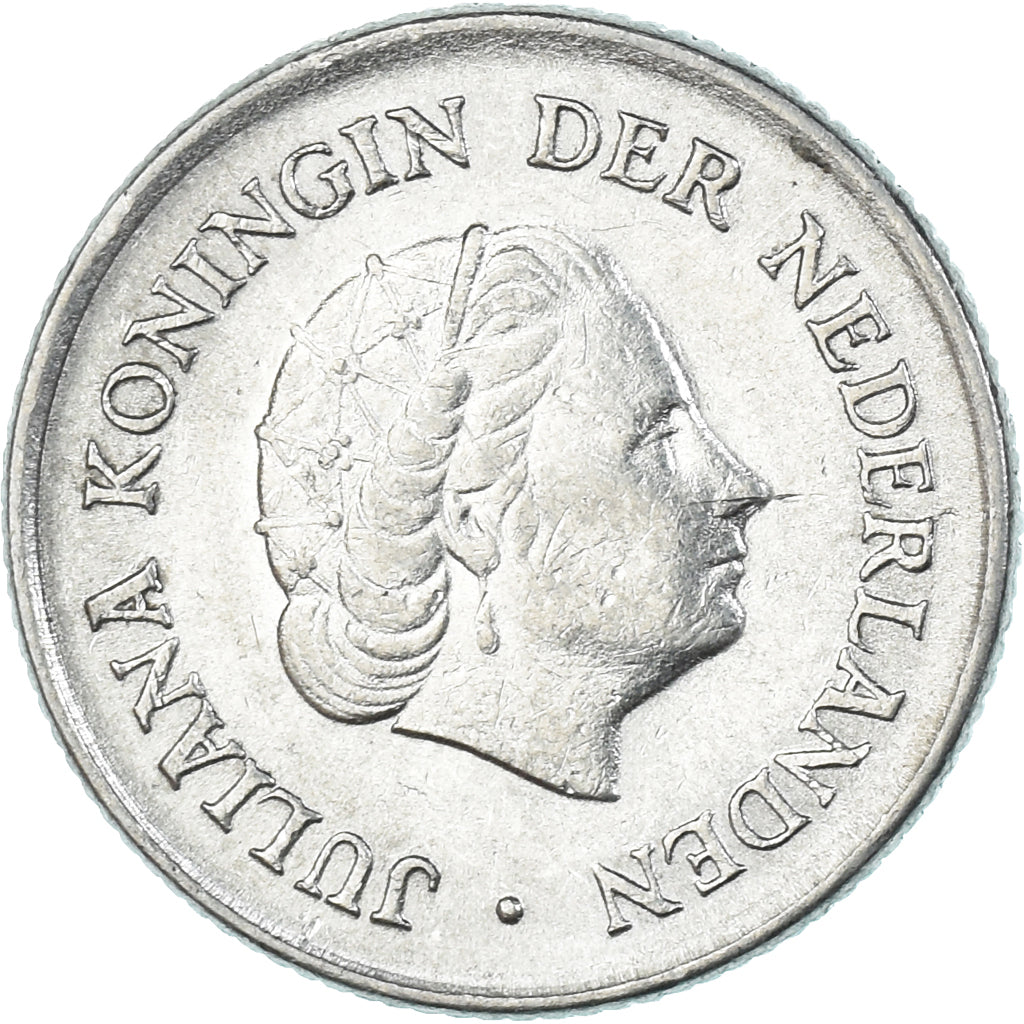 Monnaie, Pays-Bas, 25 Cents, 1967