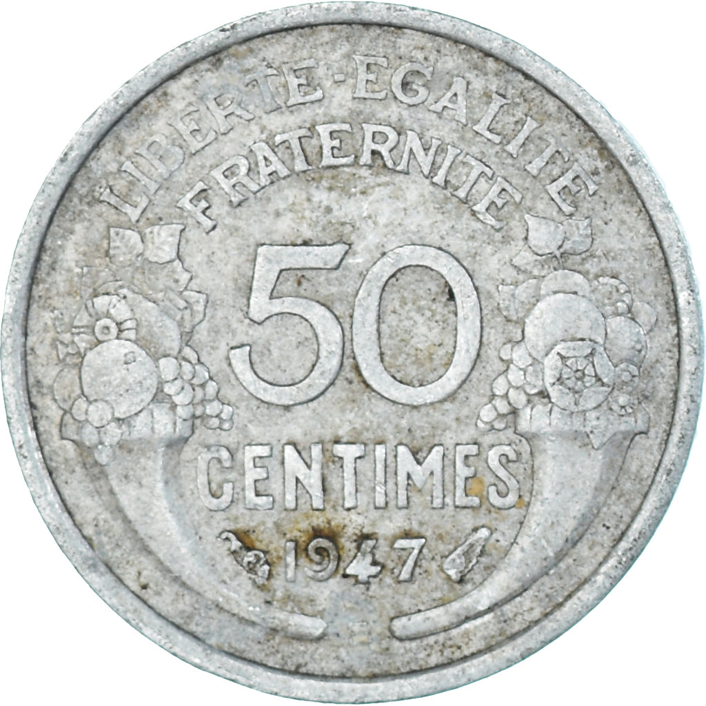 Münze, Frankreich, 50 Centimes, 1947