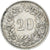 Monnaie, Suisse, 20 Rappen, 1947