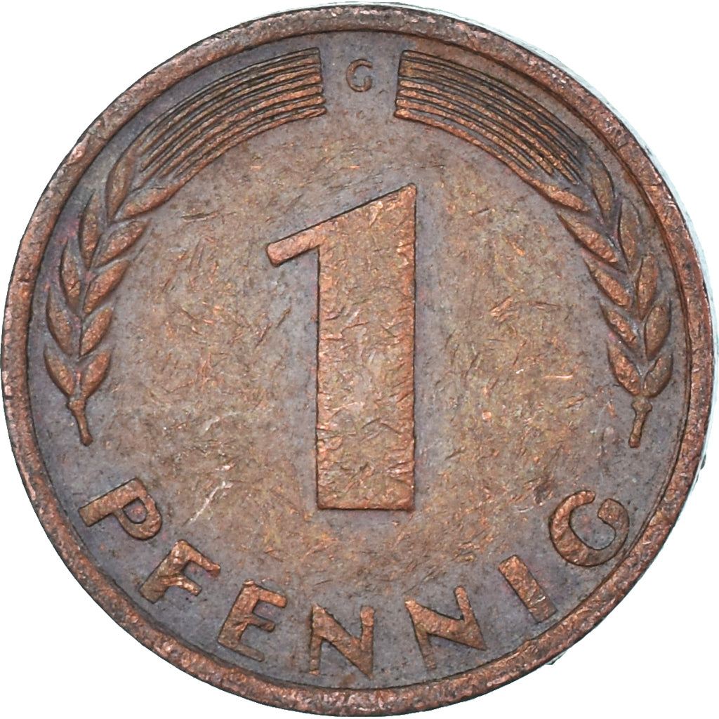 Münze, Deutschland, Pfennig, 1969