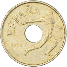 Münze, Spanien, 25 Pesetas, 1990