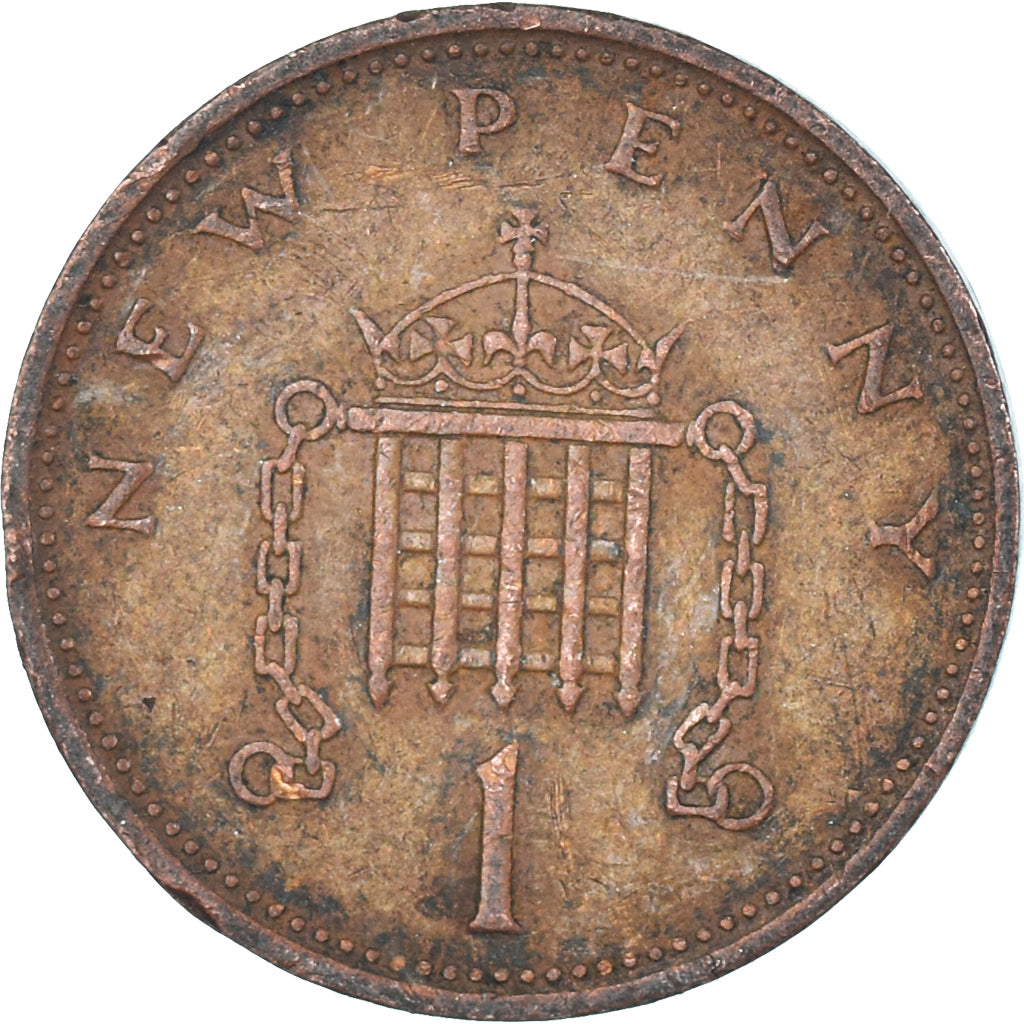 Moneta, Wielka Brytania, New Penny, 1971