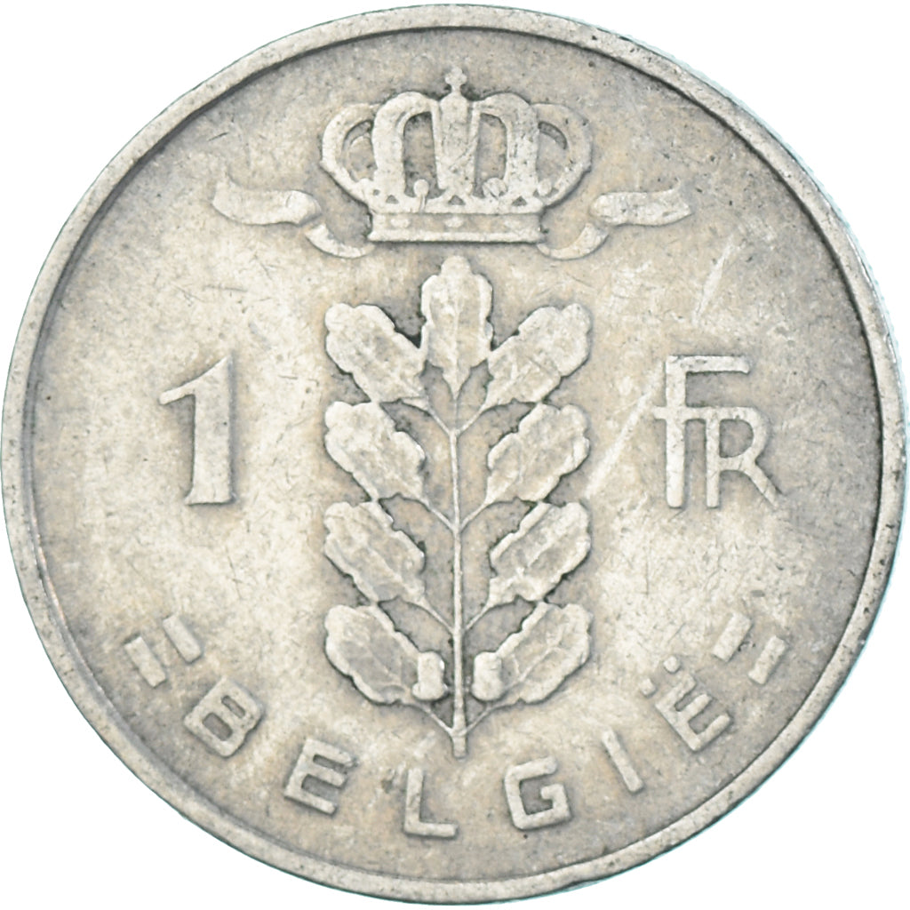 Münze, Belgien, Franc, 1957