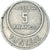 Münze, Tunesien, 5 Francs, 1954
