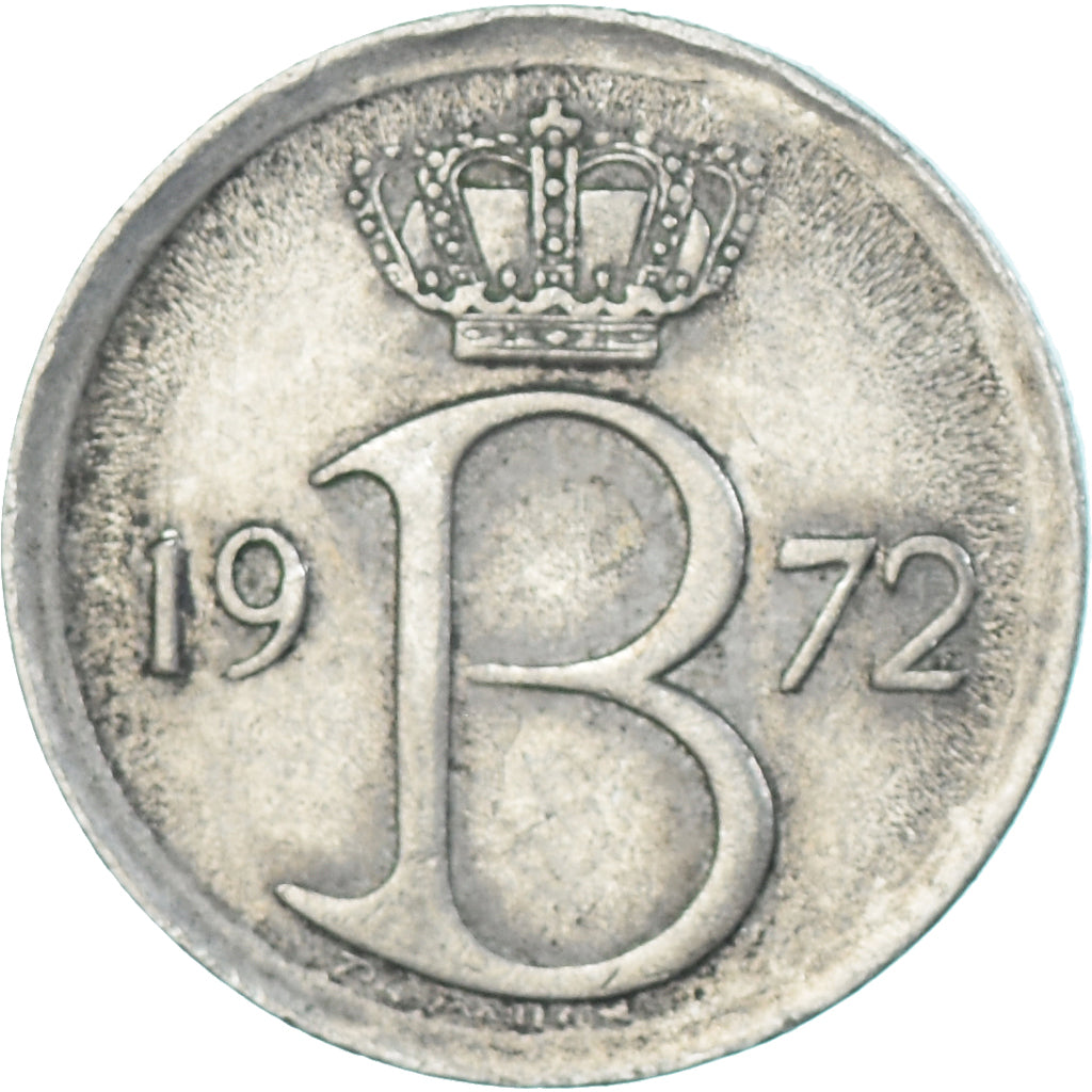 Coin, Belgium, 25 Centimes, 1972
