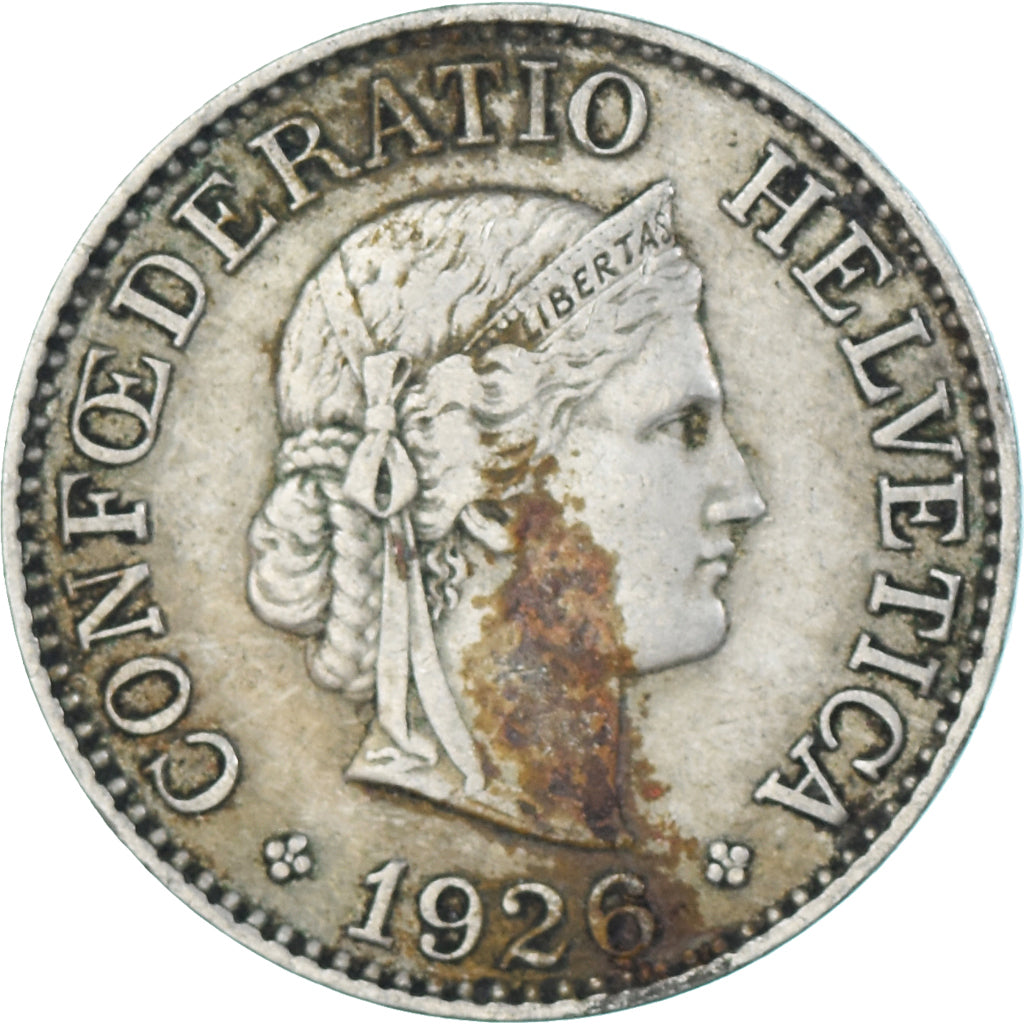 Monnaie, Suisse, 10 Rappen, 1926