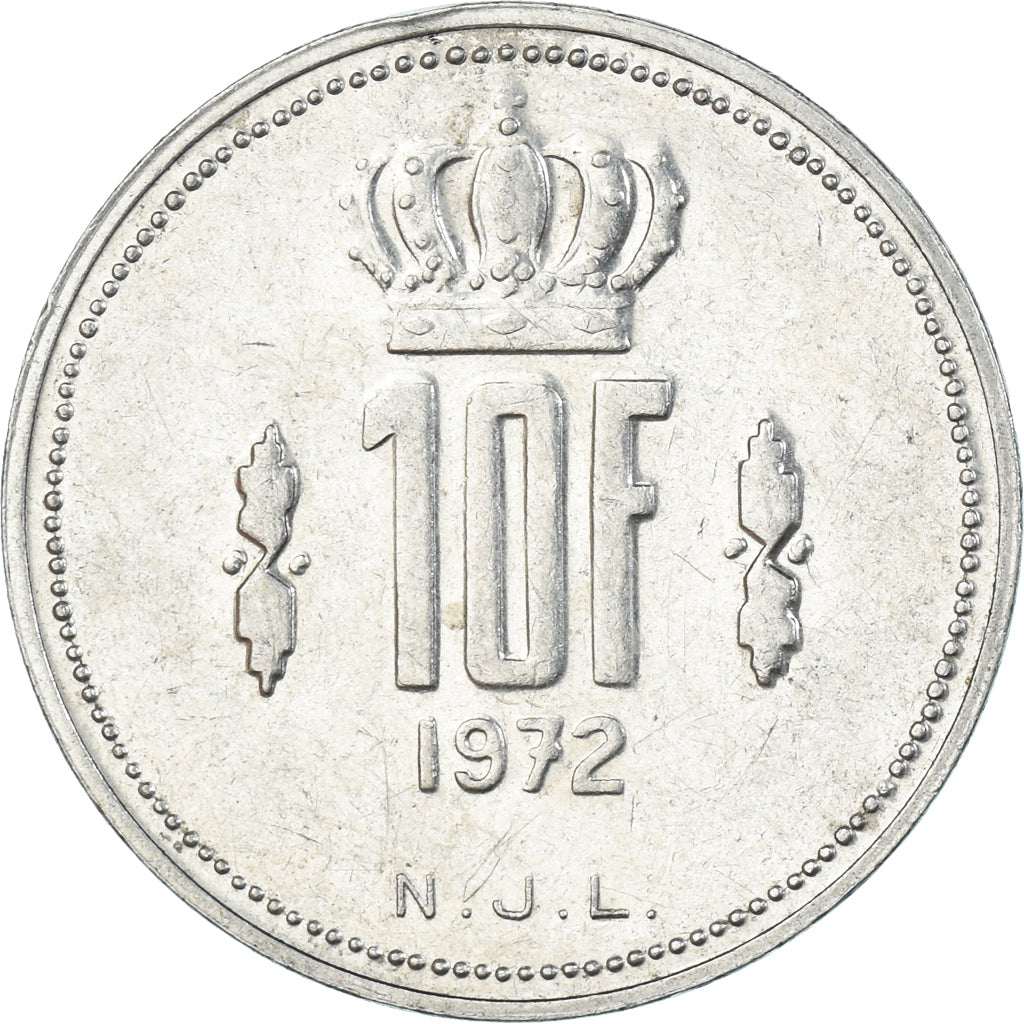 Coin, Luxembourg, 10 Francs, 1972