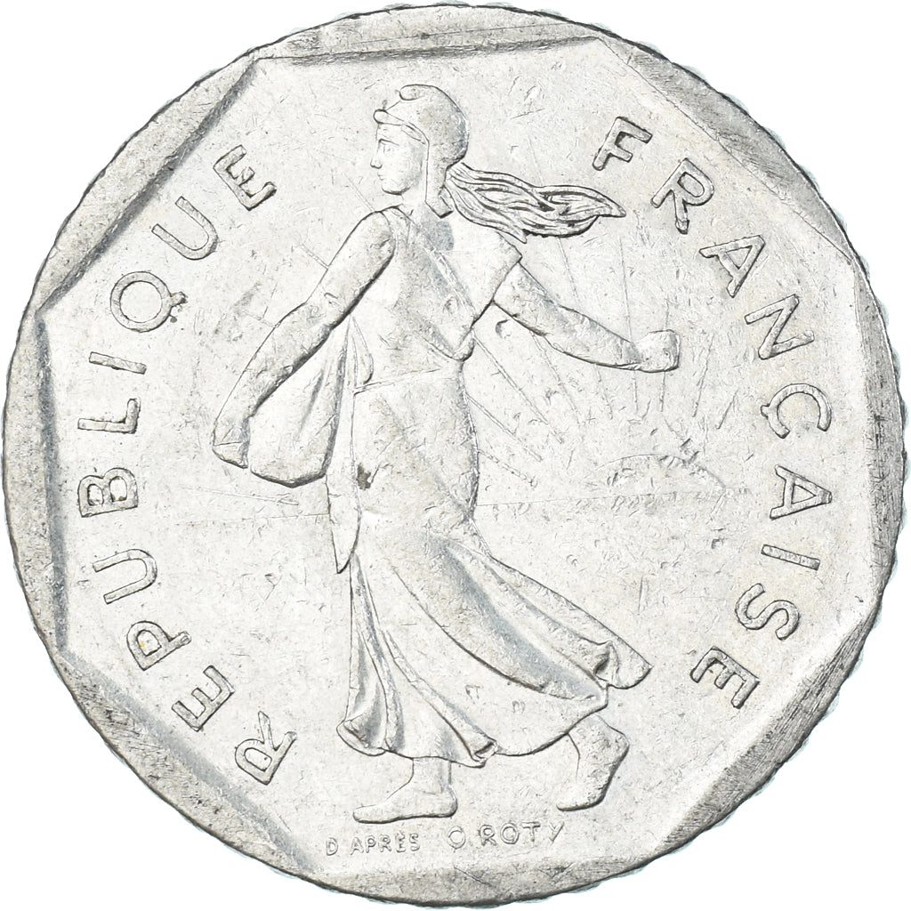 Coin, France, 2 Francs, 1980