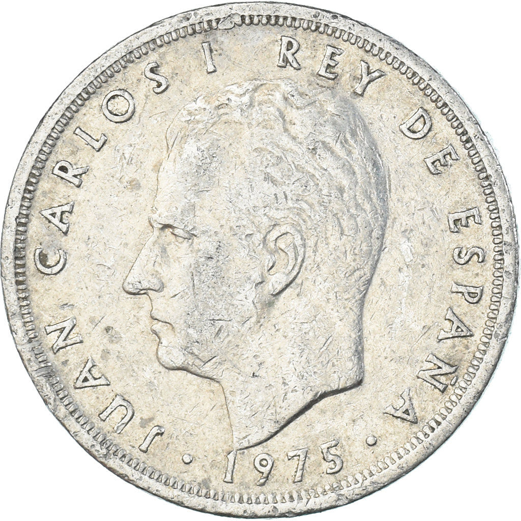 Moeda, Espanha, 5 Pesetas, 1975