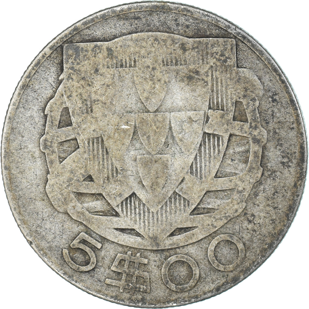 Moneta, Portogallo, 5 Escudos, 1932