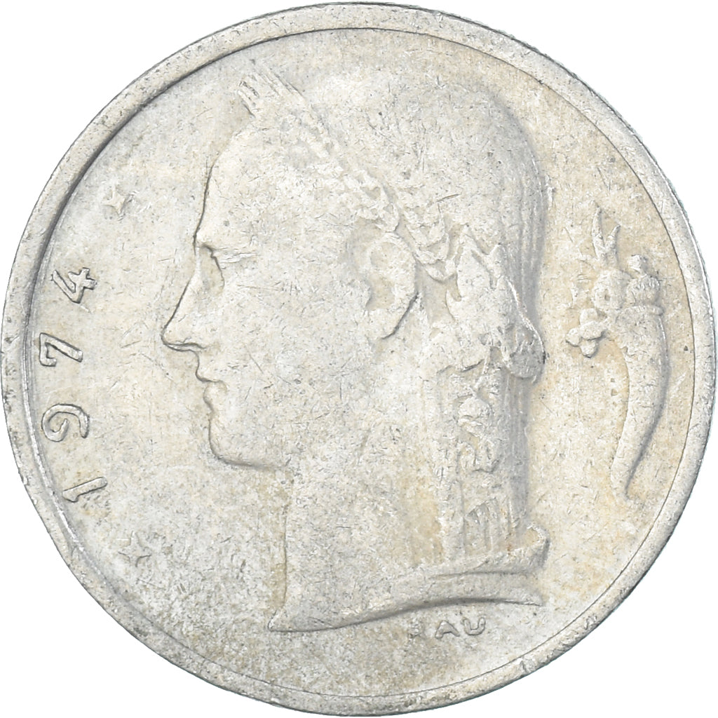 Münze, Belgien, Franc, 1974