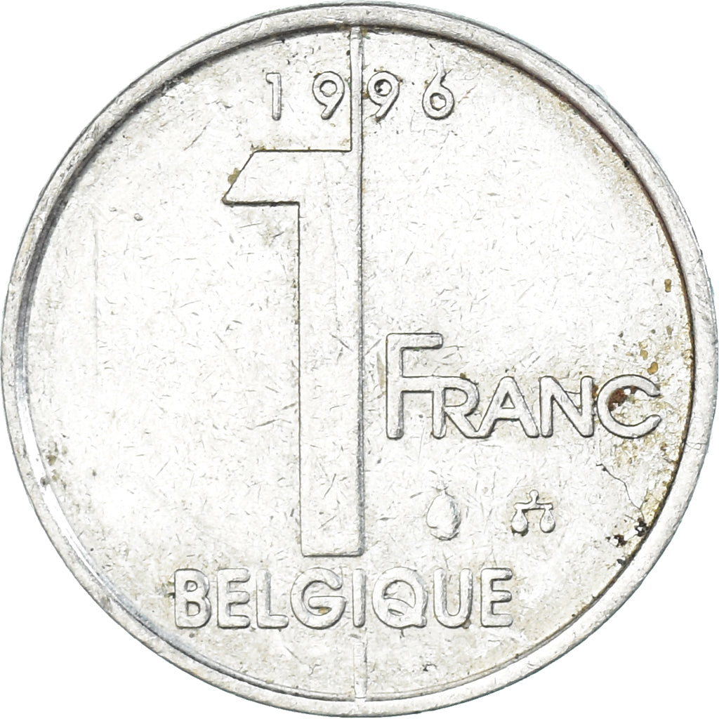 Münze, Belgien, Franc, 1996